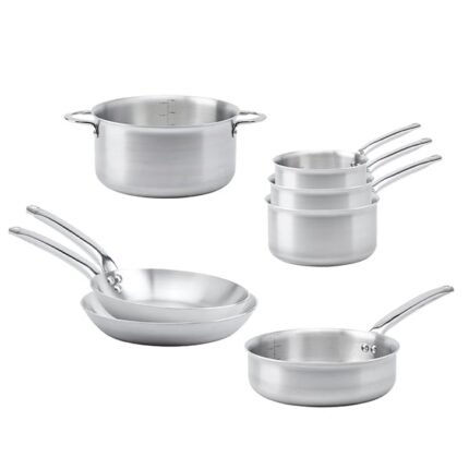 Batterie de cuisine 7 pièces tout inox Alchimy De Buyer