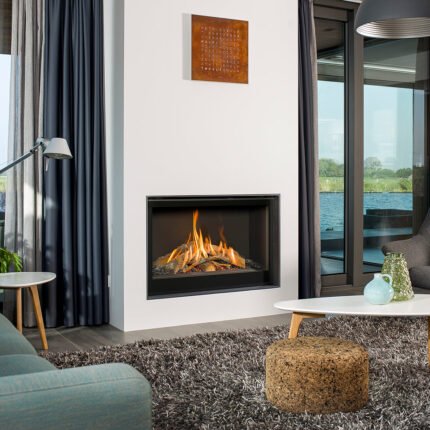Insert gaz Barbas Gas Fire Smart 90/70, 35 cm de profondeur