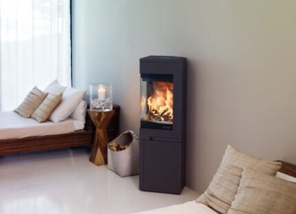 Poêle à bois Nordpeis Quadro 2, compact