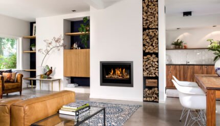 Insert gaz Barbas Gas Fire Smart 75/55, profondeur 35 cm