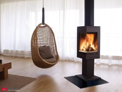 Poêle à bois Nordpeis Quadro 1, version de base