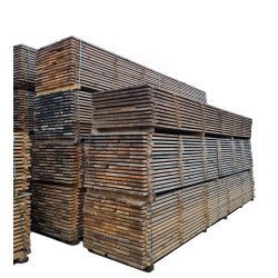 Palette 67m² planches Douglas 27x150 mm 4 m, brutes, choix 2-3