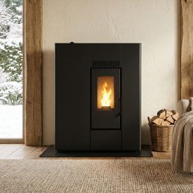 Poêle à granulés extra plat Cross 10 Linea VZ, 10 kW